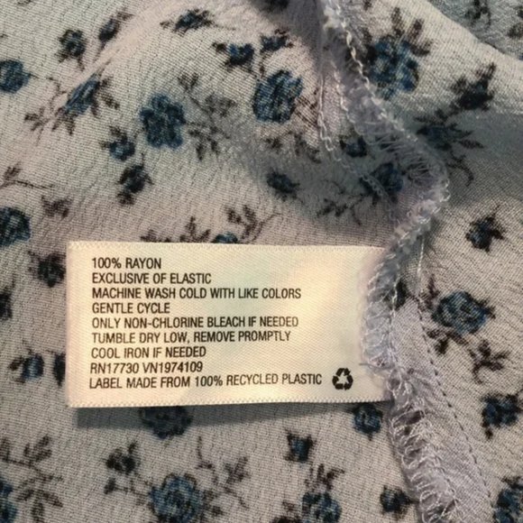 Wild Fable floral faux wrap dress szXS - Picture 9 of 11